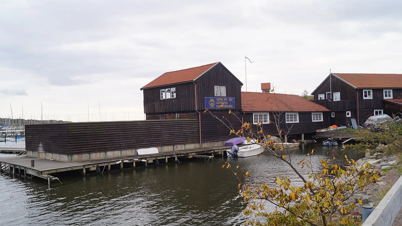 Göteborgs Kanotförenings klubbhus i Långedrag (2012)