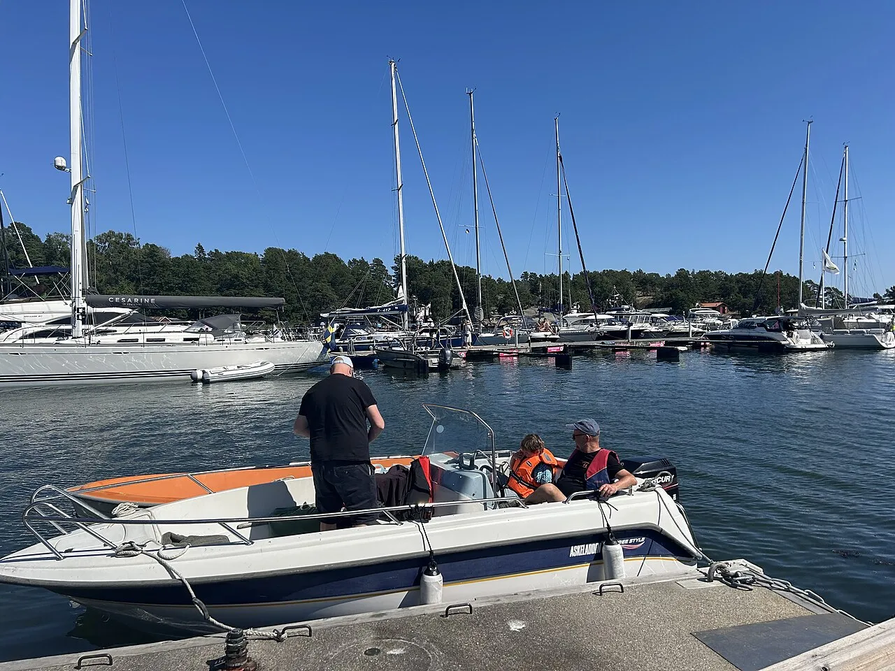 Ingmarsö guest harbour (July 2026)