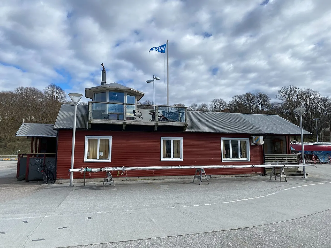 The WSS clubhouse in Slottshamnen