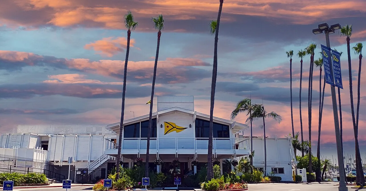 Long Beach Yacht Club on Alamitos Bay