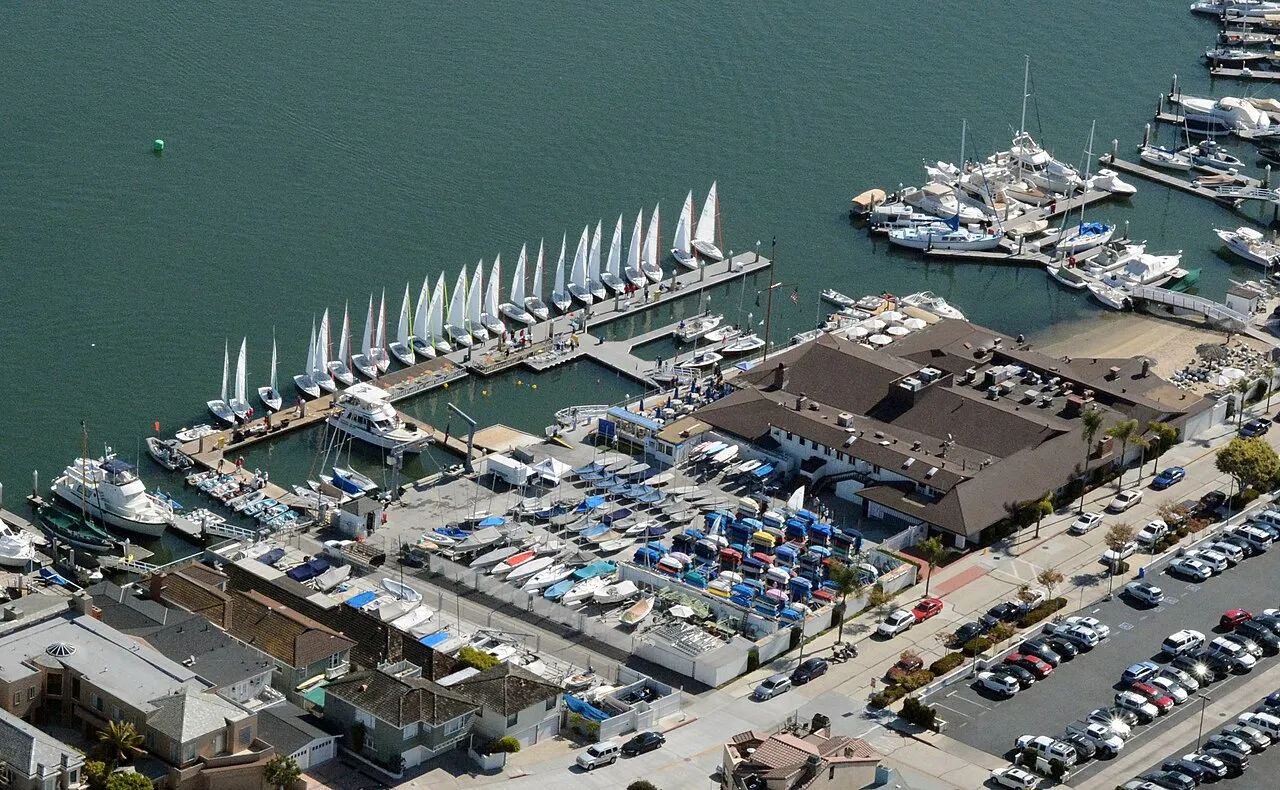 Baldwin Cup team racing off Newport Harbor Yacht Club