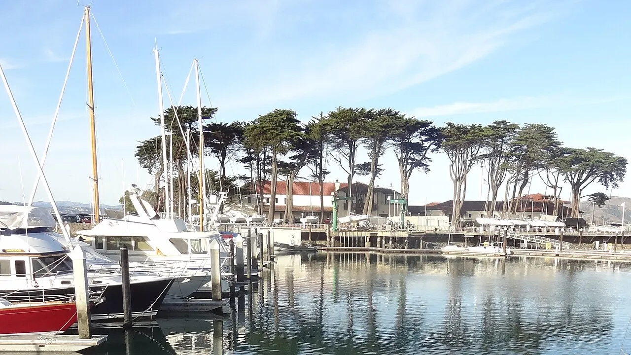 St. Francis Yacht Club on the San Francisco city front